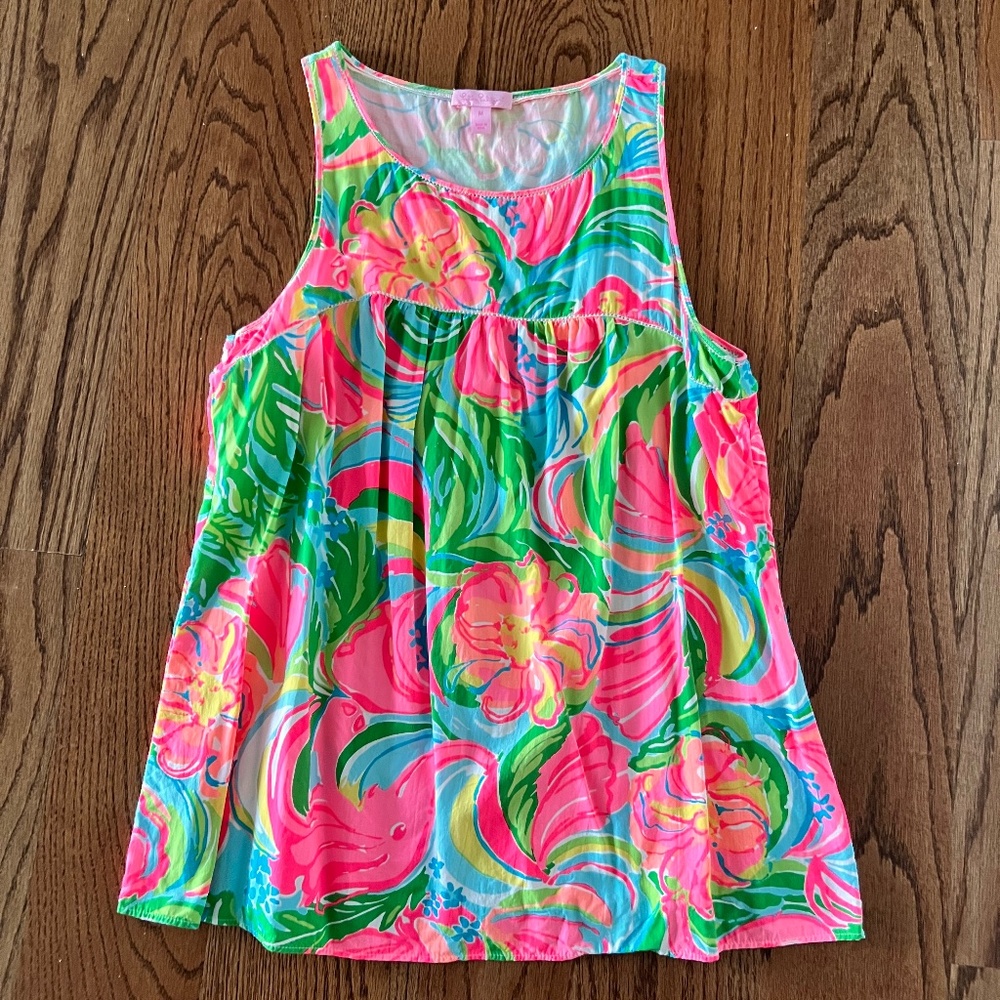Lilly Pulitzer sleeveless top, size M EUC